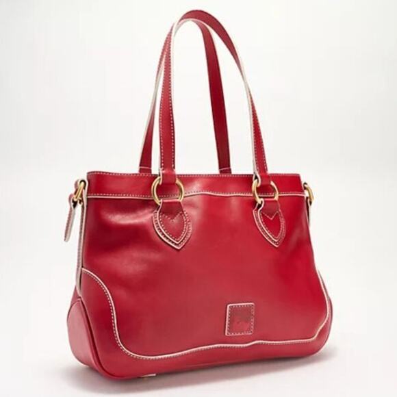 Dooney & Bourke Florentine Leather Shopper Bag Red A606919